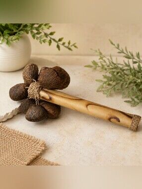 Handmade rattle musical instrument
